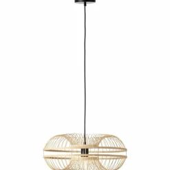 Luminaires Rustiques-Luminaires Brilliant Suspension Brilliant BUSAN Brun, Noir, 1 lumière