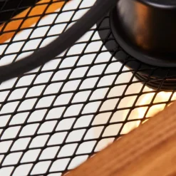 Luminaires Rustiques-Luminaires Brilliant Suspension Brilliant Calandra Bois clair, Noir, 6 lumières