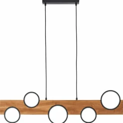 Luminaires Scandinaves-Luminaires Brilliant Suspension Brilliant Cheesy LED Noir, 1 lumière