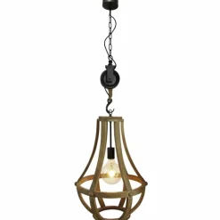 Lampes En Bois-Luminaires Brilliant Suspension Brilliant Church Bois clair, 1 lumière