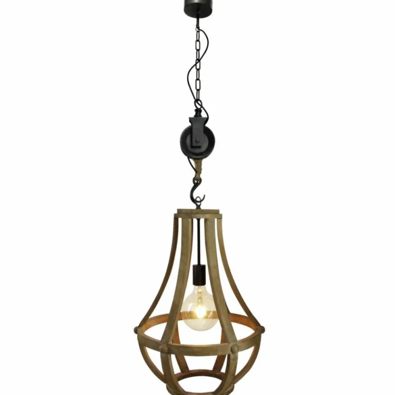 Lampes En Bois-Luminaires Brilliant Suspension Brilliant Church Bois clair, 1 lumière