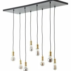 Luminaires Brilliant Suspension Brilliant Darcia Noir, 8 lumières* Suspensions