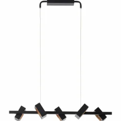 Lampes Dorées-Luminaires Brilliant Suspension Brilliant Dillard LED Or, Noir, 5 lumières, Télécommandes