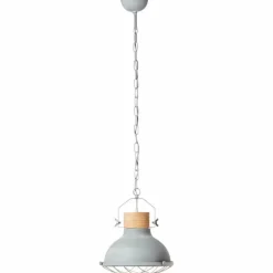 Lampes Industrielles-Luminaires Brilliant Suspension Brilliant Emma Gris, 1 lumière