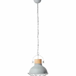 Lampes Industrielles-Luminaires Brilliant Suspension Brilliant Emma Gris, 1 lumière
