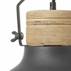 Lampes Vintages & Rétros-Luminaires Brilliant Suspension Brilliant Emma Bois clair, Noir, 1 lumière