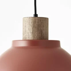 Luminaires Scandinaves-Luminaires Brilliant Suspension Brilliant Erena Rouge, 1 lumière