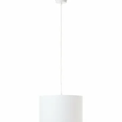 Lampes En Tissu-Luminaires Brilliant Suspension Brilliant Esher Argenté, 1 lumière