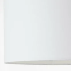 Lampes En Tissu-Luminaires Brilliant Suspension Brilliant Esher Argenté, 1 lumière