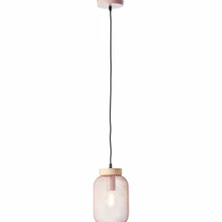 Luminaires Scandinaves-Luminaires Brilliant Suspension Brilliant Giada Rose, 1 lumière