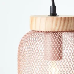 Luminaires Scandinaves-Luminaires Brilliant Suspension Brilliant Giada Rose, 1 lumière