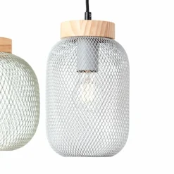 Luminaires Scandinaves-Luminaires Brilliant Suspension Brilliant Giada Noir, 3 lumières