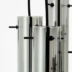 Suspension Verre Fumé-Luminaires Brilliant Suspension Brilliant Glasini Noir, 14 lumières