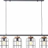 Luminaires Brilliant Suspension Brilliant Gwen Noir, 4 lumières* Suspensions