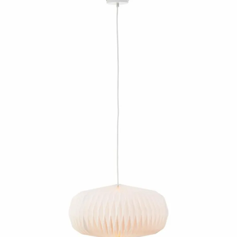 Luminaires Scandinaves-Luminaires Brilliant Suspension Brilliant June Blanc, 1 lumière