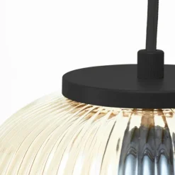 Luminaires Brilliant Suspension Brilliant Kaizen Noir, 3 lumières