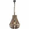 Style Boho-Chic-Luminaires Brilliant Suspension Brilliant Kaminika Brun, 1 lumière
