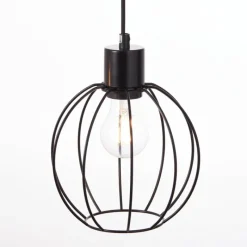 Luminaires Scandinaves-Luminaires Brilliant Suspension Brilliant Karlen Gris, Noir, 4 lumières