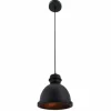 Lampes Industrielles-Luminaires Brilliant Suspension Brilliant Kiki Noir, 1 lumière