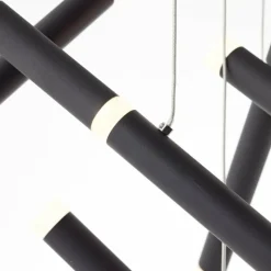 Luminaires Brilliant Suspension Brilliant Lagano LED Noir, 1 lumière* Suspensions