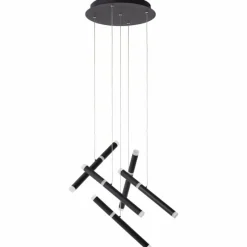 Luminaires Brilliant Suspension Brilliant Lagano LED Noir, 1 lumière* Suspensions