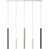 Luminaires Brilliant Suspension Brilliant Living Cembalo LED Aluminium, 5 lumières* Éclairage Led