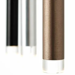 Luminaires Brilliant Suspension Brilliant Living Cembalo LED Brun, 8 lumières* Éclairage Led