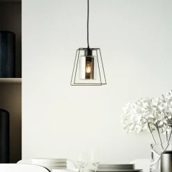Luminaires Scandinaves-Luminaires Brilliant Suspension Brilliant Luxor Noir, 1 lumière