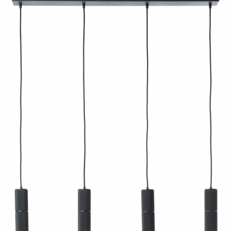 Luminaires Brilliant Suspension Brilliant Marty LED Noir, 4 lumières* Suspensions