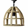Style Boho-Chic-Luminaires Brilliant Suspension Brilliant Matrix Wood Noir, 1 lumière