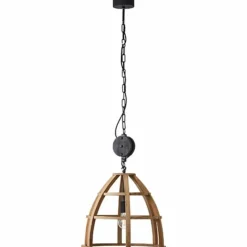 Style Boho-Chic-Luminaires Brilliant Suspension Brilliant Matrix Wood Noir, 1 lumière