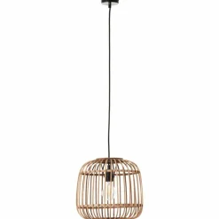 Luminaires Rustiques-Luminaires Brilliant Suspension Brilliant Nikka Noir, 1 lumière