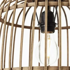 Luminaires Rustiques-Luminaires Brilliant Suspension Brilliant Nikka Noir, 1 lumière