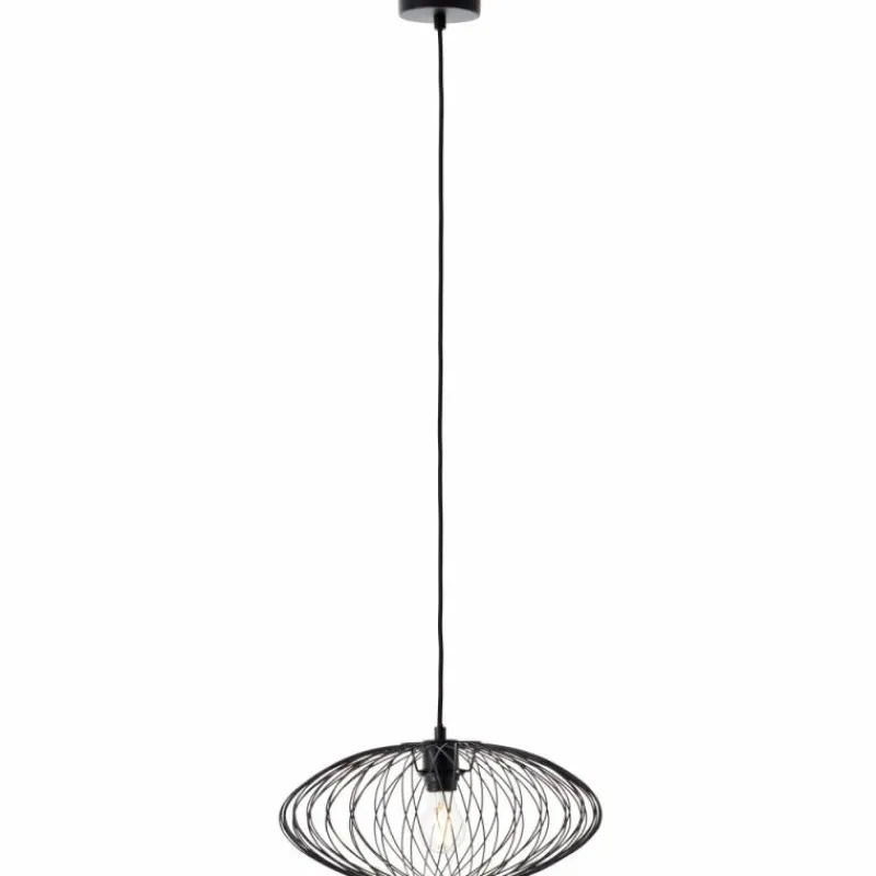 Lampes Industrielles-Luminaires Brilliant Suspension Brilliant Norden Noir, 1 lumière