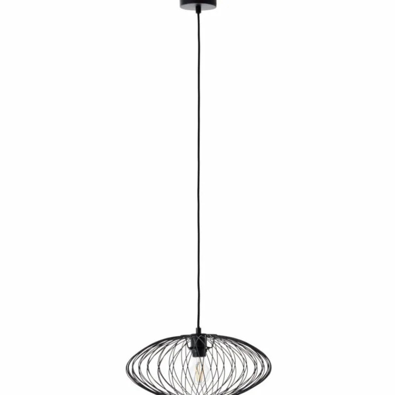 Lampes Industrielles-Luminaires Brilliant Suspension Brilliant Norden Noir, 1 lumière