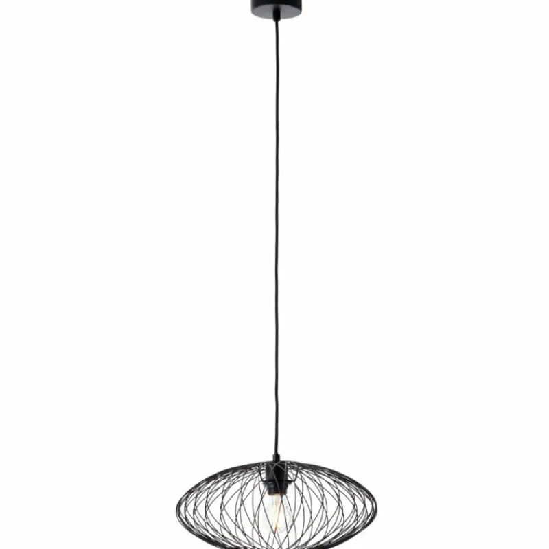 Lampes Industrielles-Luminaires Brilliant Suspension Brilliant Norden Noir, 1 lumière