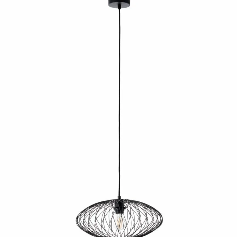 Lampes Industrielles-Luminaires Brilliant Suspension Brilliant Norden Noir, 1 lumière