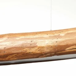 Luminaires Rustiques-Luminaires Brilliant Suspension Brilliant Odun LED Bois clair, Noir, 1 lumière