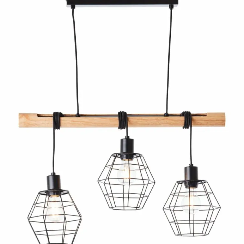 Luminaires Rustiques-Luminaires Brilliant Suspension Brilliant Ottawa Écru, 3 lumières