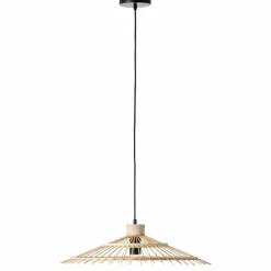 Luminaires Rustiques-Luminaires Brilliant Suspension Brilliant Pirae Brun, Noir, 1 lumière