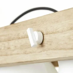 Luminaires Scandinaves-Luminaires Brilliant Suspension Brilliant Plow Bois clair, Blanc, 3 lumières