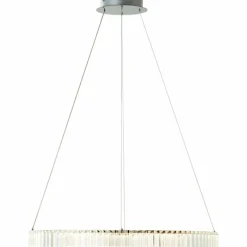 Luminaires Brilliant Suspension Brilliant Queen LED Argenté, 1 lumière, Télécommandes* Éclairage Led