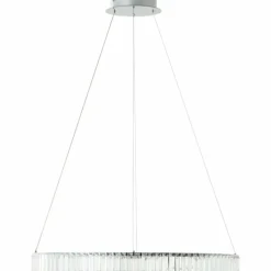 Luminaires Brilliant Suspension Brilliant Queen LED Argenté, 1 lumière, Télécommandes* Éclairage Led