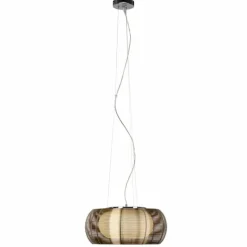 Luminaires Brilliant Suspension Brilliant Relax Bronze, Chrome, 2 lumières