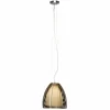Luminaires Brilliant Suspension Brilliant Relax Bronze, Chrome, 1 lumière