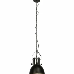 Luminaires Brilliant Suspension Brilliant Salford Chrome, Noir, 1 lumière* Suspensions
