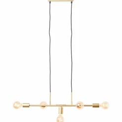 Lampes Dorées-Luminaires Brilliant Suspension Brilliant Skylab Or, 5 lumières