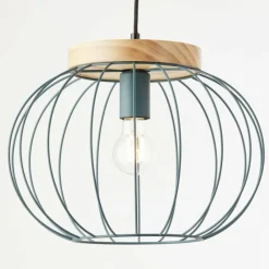 Luminaires Scandinaves-Luminaires Brilliant Suspension Brilliant Sorana Bleu, 1 lumière