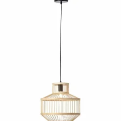 Luminaires Rustiques-Luminaires Brilliant Suspension Brilliant Teva Brun, Noir, 1 lumière