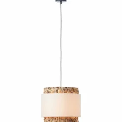 Lampes En Tissu-Luminaires Brilliant Suspension Brilliant Waterlilly Noir, 1 lumière